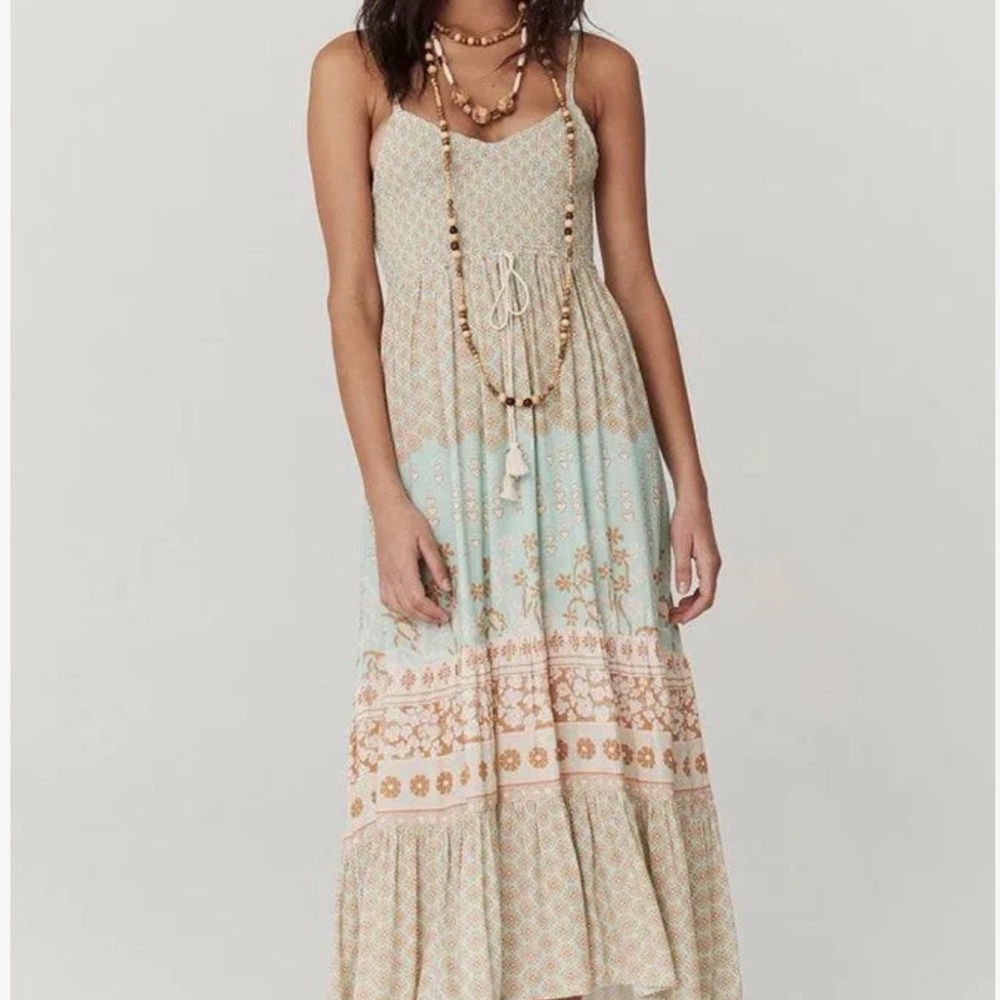 Spell Sweet Nothings shirred maxi dress sz.large